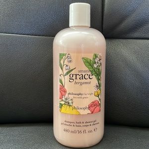 NEW Philosophy Amazing Grace Bergamot shampoo, bath & shower gel 16 oz